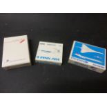 Two boxed Military Giants of the Sky and three boxed Schabak planes featuring BA & Air France