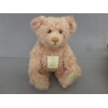 A limited edition British Collector's Steiff bear, rose 38, boxed
