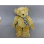 18" Mohair Merrythought bear ltd edn 714/1500 Yes/No Bear with passport foot and side labels, mint