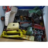 Collection of play worn diecast vehicles to include Dinky, Corgi, Matchbox etc