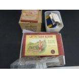 Two boxed Lott's Tudor Blocks to include 4A & 5A, boxed tin plate Cash Register, Dinky Builder etc