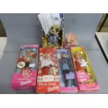 Four boxed Mattel Barbie dolls to include Walt Disney World 16525, Chic 24658, Coca Cola 22964 &