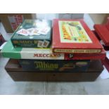 Box of Meccano to include boxed No 1 Clockwork Motor 11010, various colours and accessories, boxed