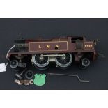 Boxed O gauge Hornby clockwork No 2 Special Tank Locomotive L469 LMS 6954 in maroon livery,
