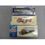 Three boxed Corgi diecast vehicles to include Hauliers of Renown Modeller CC19911 Tri Axle Flatbed