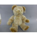 20" Plush Merrythought bear c1990s side & foot labels tag to ear, nr mint