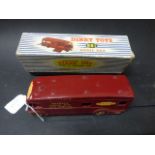 Boxed Dinky 981 Horse Box with British Railways decals, diecast gd with paint chips, box tatty