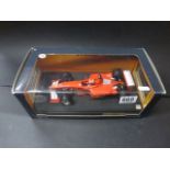 A Hot Wheels Mattel racing Michael Schumacher F1-2000 car, boxed