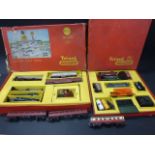 Collection of Triang OO gauge model railway contained within box sets R161 Operating Hopper Car