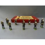 Boxed Britains Regiments of All Nations 1291 Band of The Royal Marines lead figures complete with 12