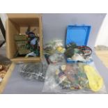 Collection of original Palitoy Action Man outfits, accessories and weapons