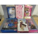 Six boxed Barbie dolls to include Pop Idol Simone, Super Talk, Timeless Silhouette, Diva Gone