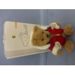 A 2007 Steiff Christmas Benjamin bear, boxed