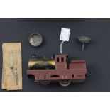 Boxed Bassett Lowke Steam Loco 6497, fair used condition with instructions