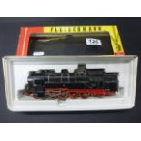 Boxed HO scale Fleischmann 4080 locomotive with tender