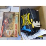 Boxed Scalextric Super Speed 8 C553 set with both slot cars plus a quantity of track and