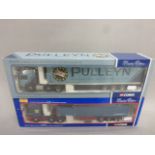 Corgi limited edition cc12005 man fridge trailer - pulleyn transport, scale 1:50, boxed, with c.o.a,