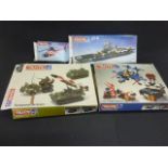 Four boxed Spanish Tente Lego type sets to include 0711, 0502, 0542 & 0543 (unchecked)