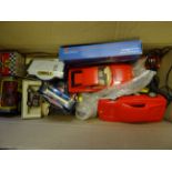 A collection of modern diecast models including Burago Ferrari, Days gone etc, boxed and unboxed