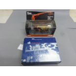 Two boxed construction vehicles to include 1:50 NZG HEK MSHF Mastclimbing Workplatform and 1:35
