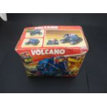 Boxed Kenner MASK Volcano All-Terrain Van/Hi-Rise Tracker with 2 action figures, appears to be