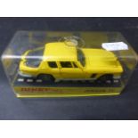 Corgi box Heinkel-1 Economy car, 233, orange, possibly repainted, box v/g, along with a Dinky