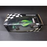 A Paul's Model Art Minichamps Michael Schumacher Collection racing car, Jordan Ford 1991, Belgian