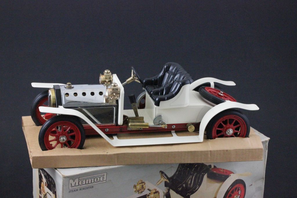 Boxed Mamod Roadster in cream, vg condition - Image 3 of 4