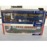 A limited edition Corgi Scania Curtainside - Pete Osborne Logistics Ltd CC12207, scale 1:50, boxed