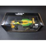 Paul Model Art Michael Schumacher Collection Benetton Ford B 193 racing car, scale 1:18, boxed