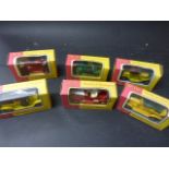 Collection of 14 die cast Matchbox Models of Yesterday, blue packaging x3, nos. Y7, Y9 & Y12 and