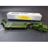 Dinky Supertoys boxed Tank Transporter, 660, diecast v/g with only a few minor chips, box is good