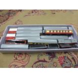 Group of 18 Items of Hornby Dublo rolling stock plus cargo to include coaches and wagons