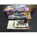 Boxed Kenner The Real Ghostbusters Ecto 1 vehicle, slight discolouring but gd condition overall, box