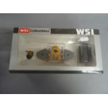 Five boxed 1:50 WSI Collectables/Models to include 03-1121 Dennison Flatbed Trailer x 2, 04-1079