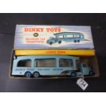 Boxed Dinky 982 Pullmore Car Transporter in gd play worn condition plus a boxed Dinky 994 Loading