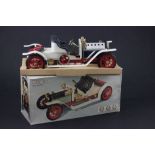 Boxed Mamod Roadster in cream, vg condition