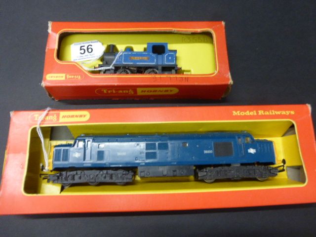 Two boxed OO gauge Triang Hornby engines to include R355B 0-4-0 Industrial Nellie in blue livery and