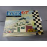 Boxed Scalextric K703 Control Centre with instructions, appears to be unbuilt as many of the parts