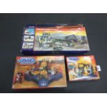 Two boxed Mattel Captain Power play sets to include Trans-Field 6882 and Trans-Field Base Station