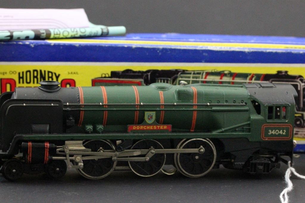 Boxed Hornby Dublo 3235 4-6-2 SR West County Locomotive Dorchester & Tender complete with - Image 2 of 4