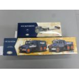 Two boxed Corgi ltd edn 1:50 Pickfords to include CC10202 ERF V Low Loader and 17904 2 Scammell