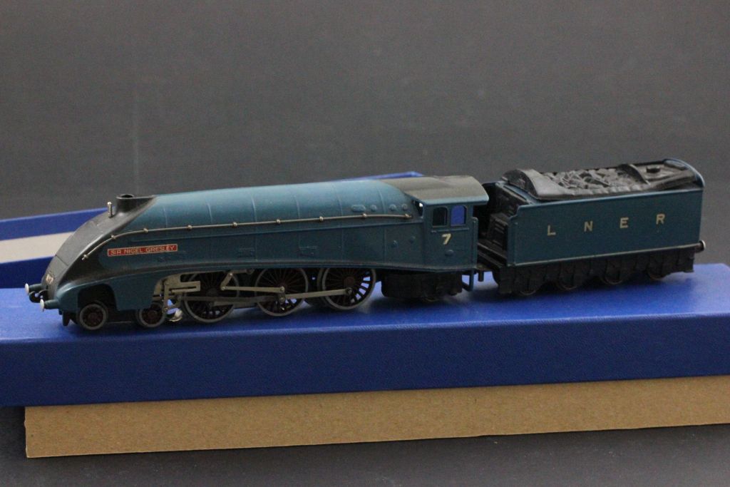 Hornby Dublo Sir Nigel Gresley locomotive with tender in replacement box - Image 2 of 4