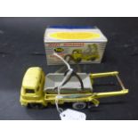 Three boxed Dinky Supertoys Recover Tractor 661, Marrel Muti - Bucket Unit 966, Mighty Antar Low