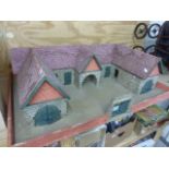 Large vintage farmyard and stable