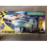 Boxed Scalextric Sport GT Interactive with both slot cars