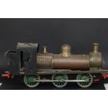 5" gauge steam 0-6-0 locomotive scratch built by unknown engineer, unpainted, partially constructed,