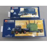 Two boxed ltd edn Corgi Pickfords diecast vehicles to include 16704 Scammell Highwayman Low Loader