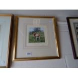 Framed and Glazed Signed David Shepherd Print ' When i grow up I want to be a cart horse ' limited