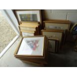 Large Collection of Framed and Glazed Prints, many Limited Editions